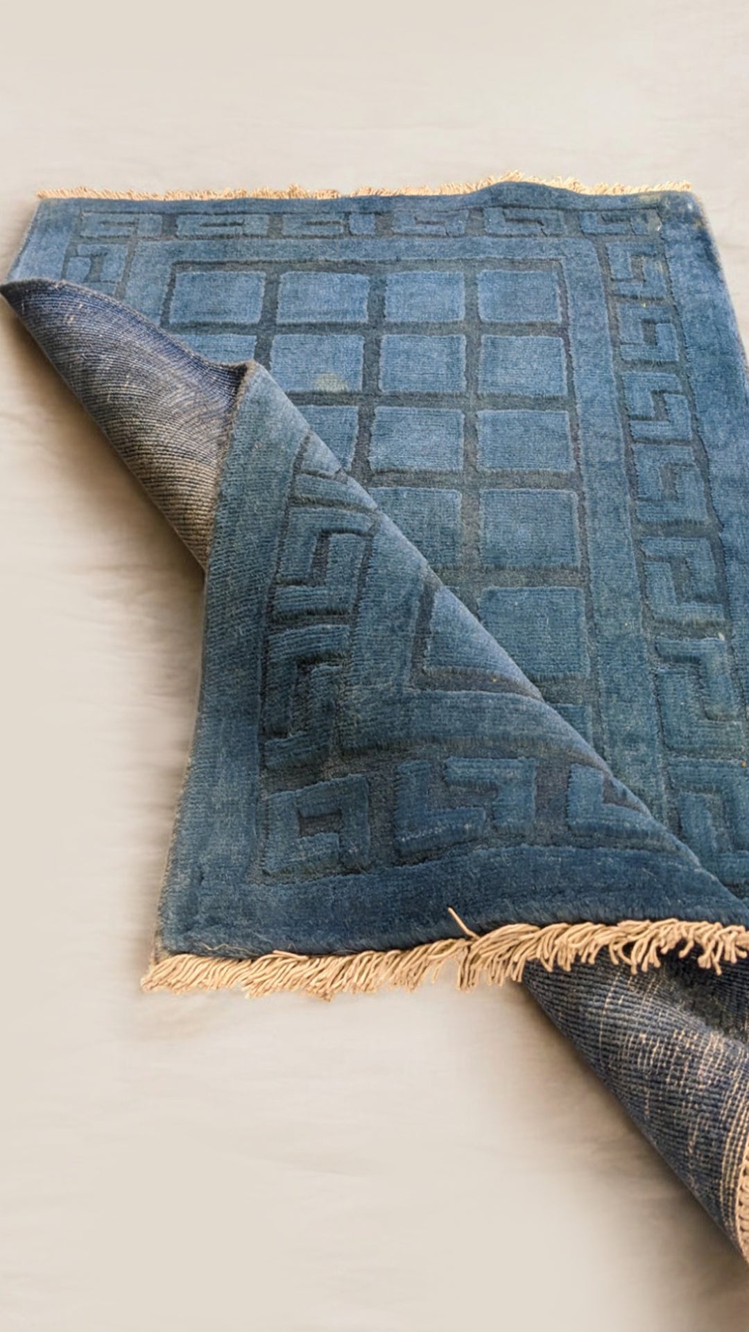 Oriental Silk Wash Chobi Rug - Size: 2.11 x 1.11