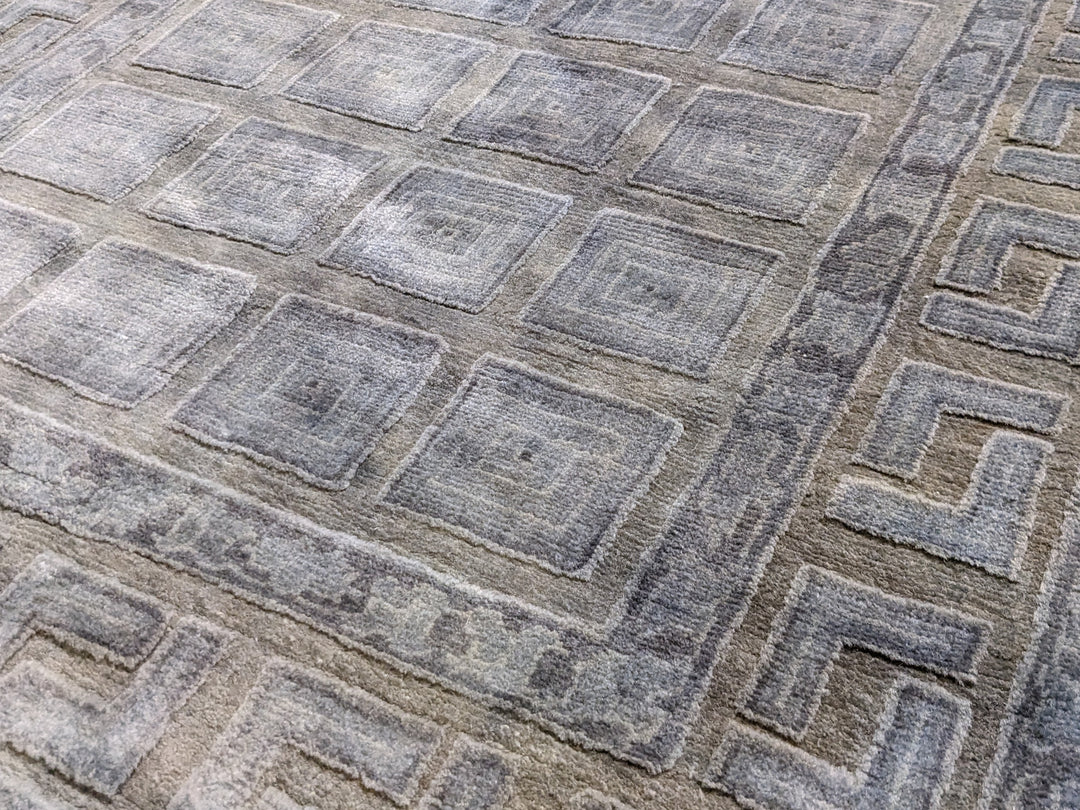 Oriental Silk Wash Chobi Rug - Size: 3.10 x 2.9