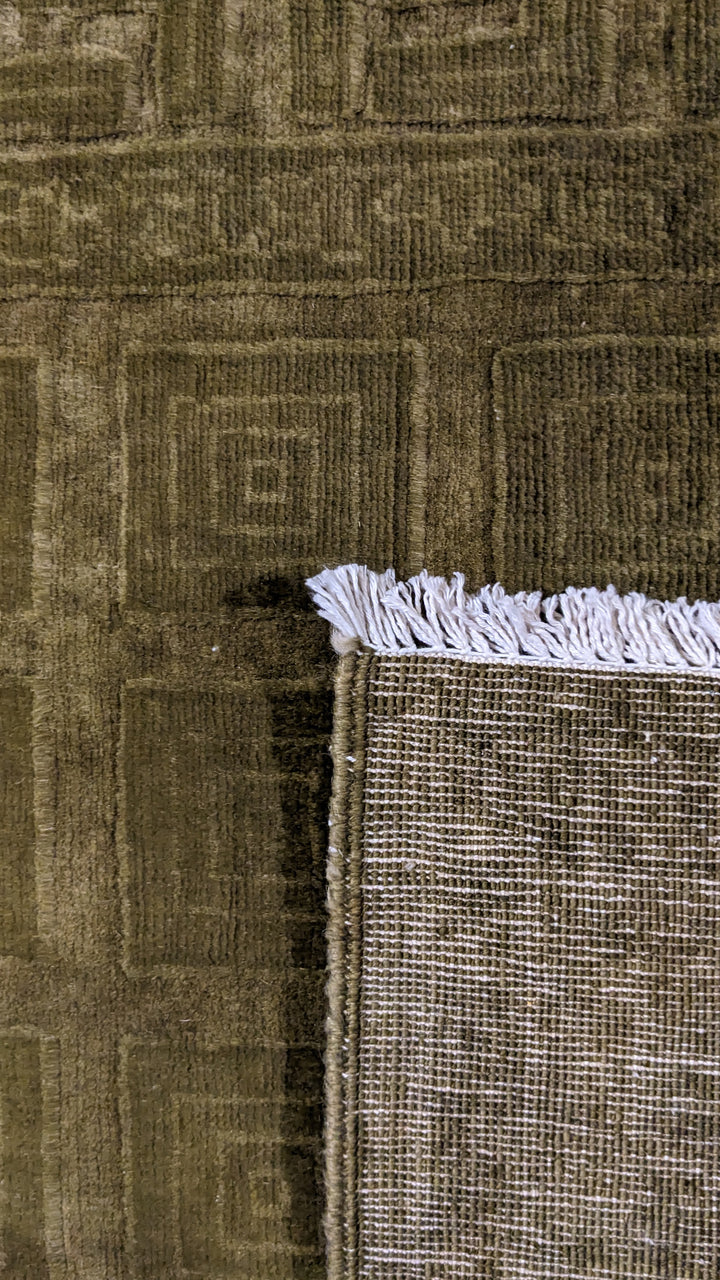 Oriental Silk Wash Chobi Rug - Size: 3.11 x 2.7