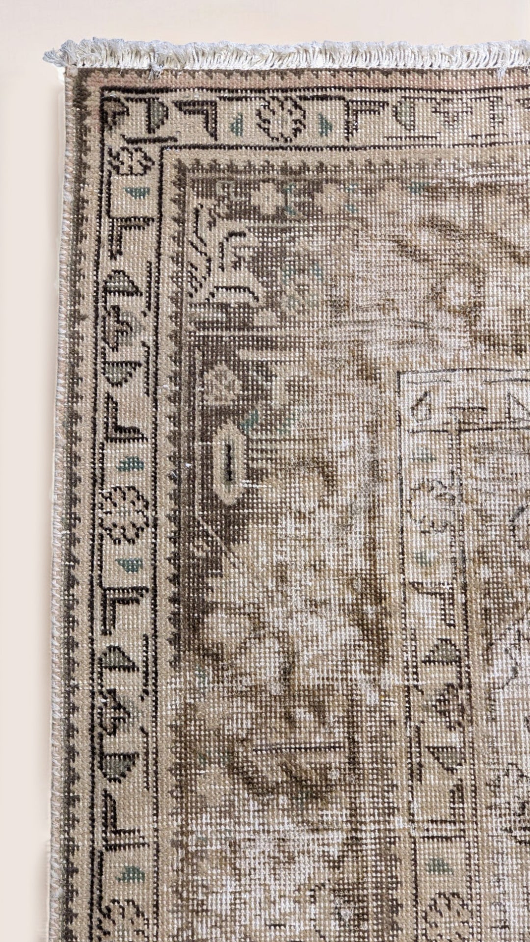 Hamadan Persian Vintage Wash Rug - Size: 9.2 x 6.4
