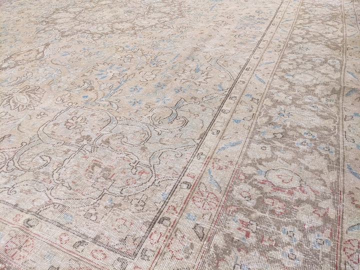 Tabriz Persian Vintage Wash Rug - Size: 12.10 x 9.8