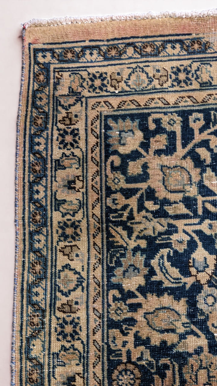 Kashan Persian Vintage Wash Rug - Size: 12.10 x 9.11