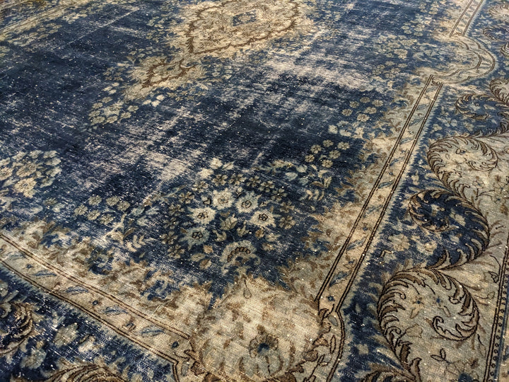 Tabriz Persian Vintage Wash Rug - Size: 14.2 x 9.8