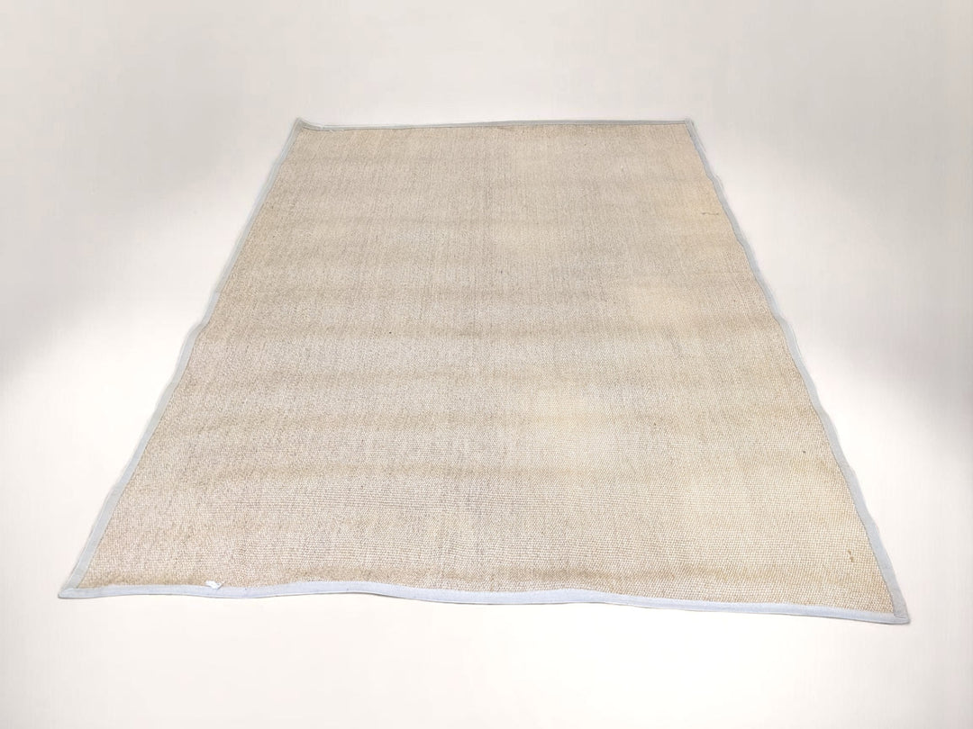 Renli Crochet Jute Rug - Size: 7.1 x 5.2