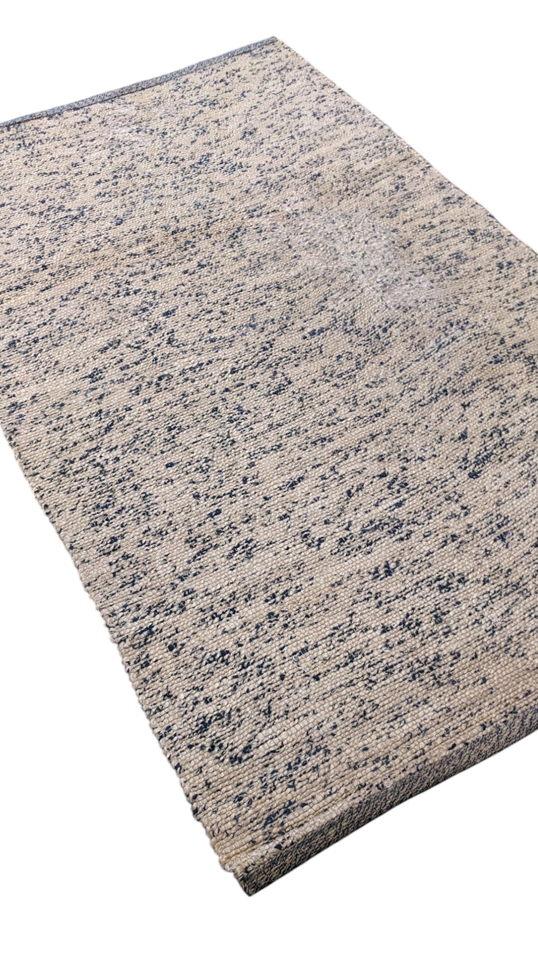 Flatweave Natural Jute Rug - Size: 6.9 x 4.4