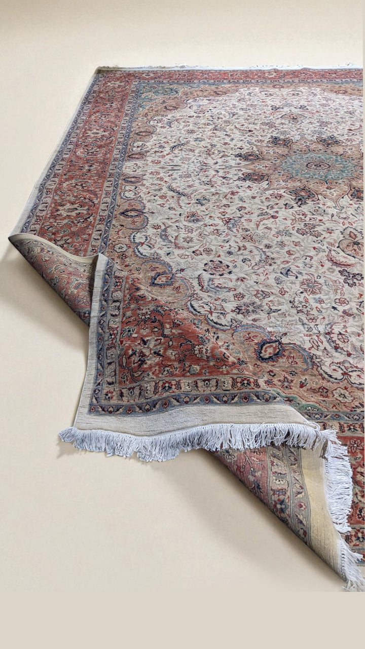 Tabriz Style Pakistani Rug - Size: 12.5 x 9.1