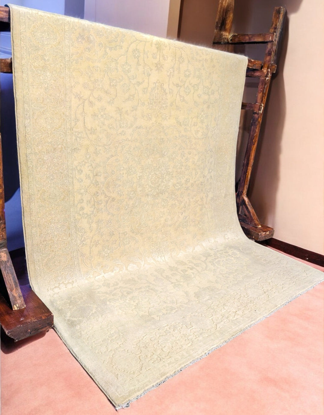 Oriental Silk Wash Chobi Rug - Size: 10 x 6.9