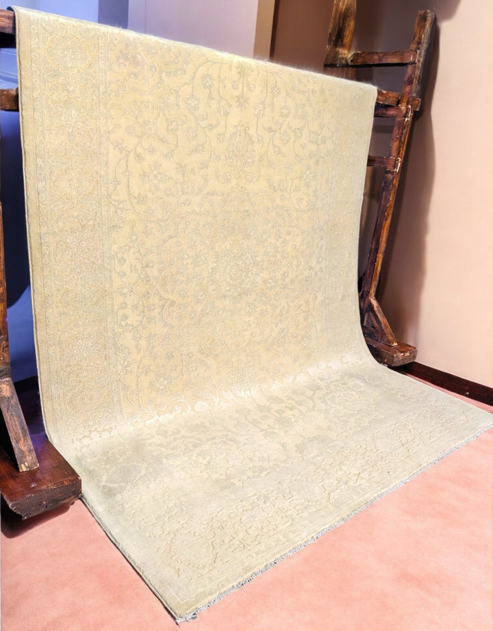 Oriental Silk Wash Chobi Rug - Size: 10 x 6.9