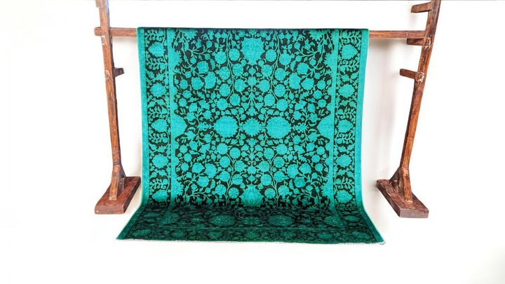 Ziegler Silk Wash Chobi Rug - Size: 9.11 x 6.11