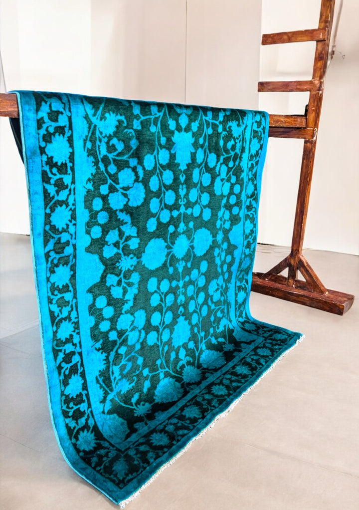 Ziegler Silk Wash Chobi Rug  - Size: 6.9 x 5.4