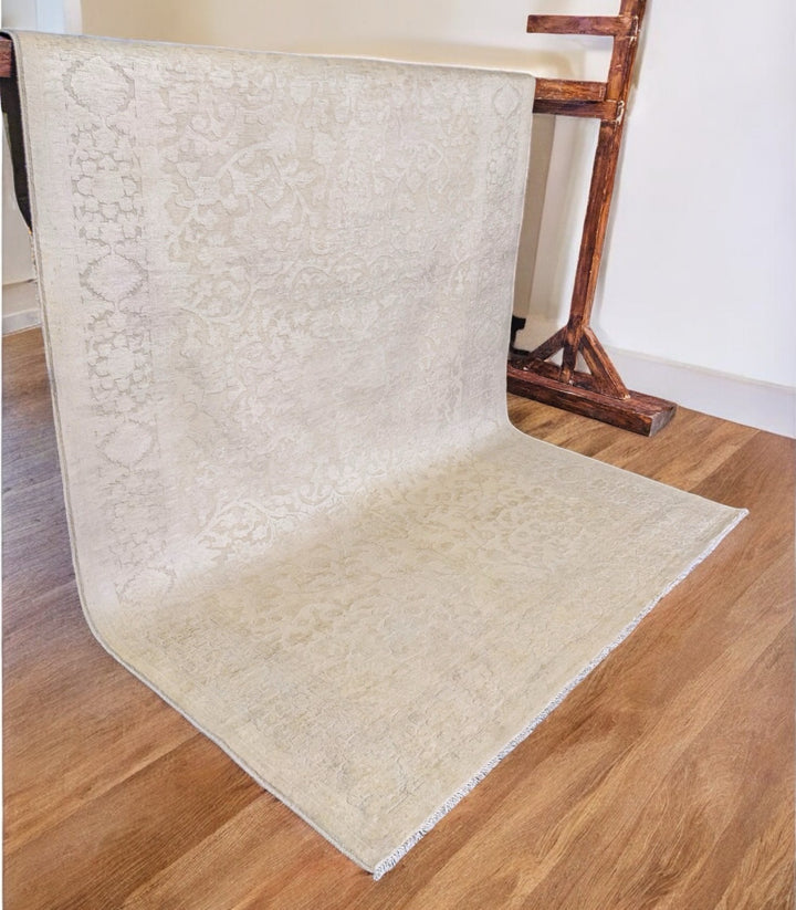 Oriental Silk Wash Chobi Rug - Size: 8.10 x 6