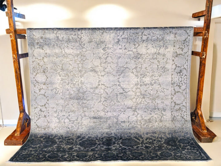 Ziegler Silk Wash Chobi Rug - Size: 9.6 x 8.2