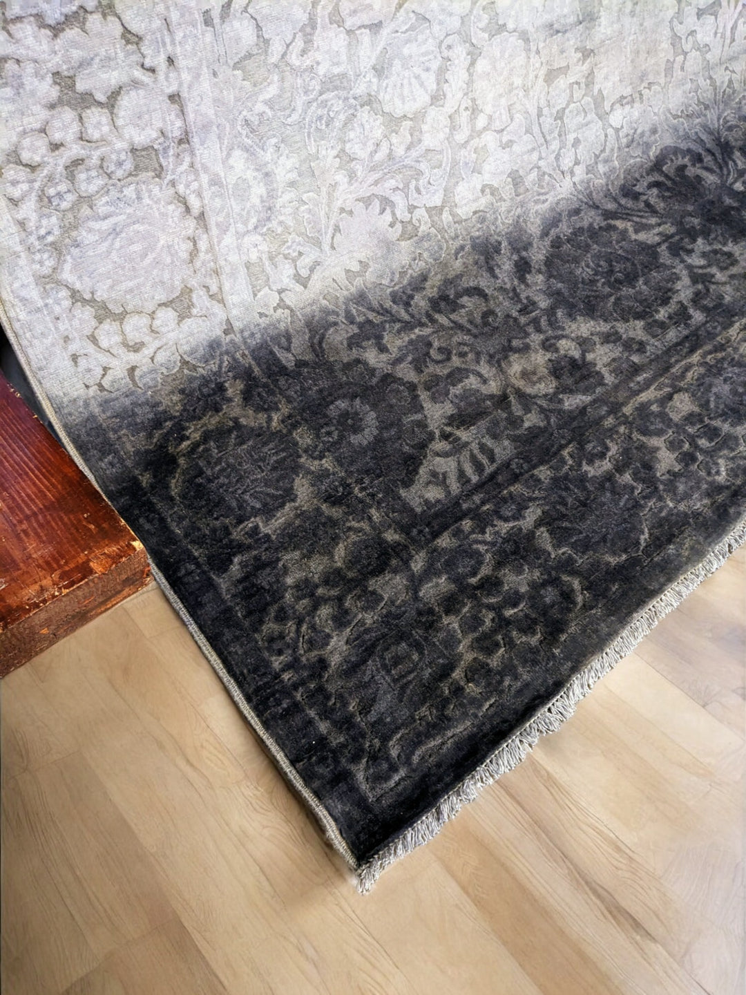 Ziegler Silk Wash Chobi Rug - Size: 9.6 x 8.2