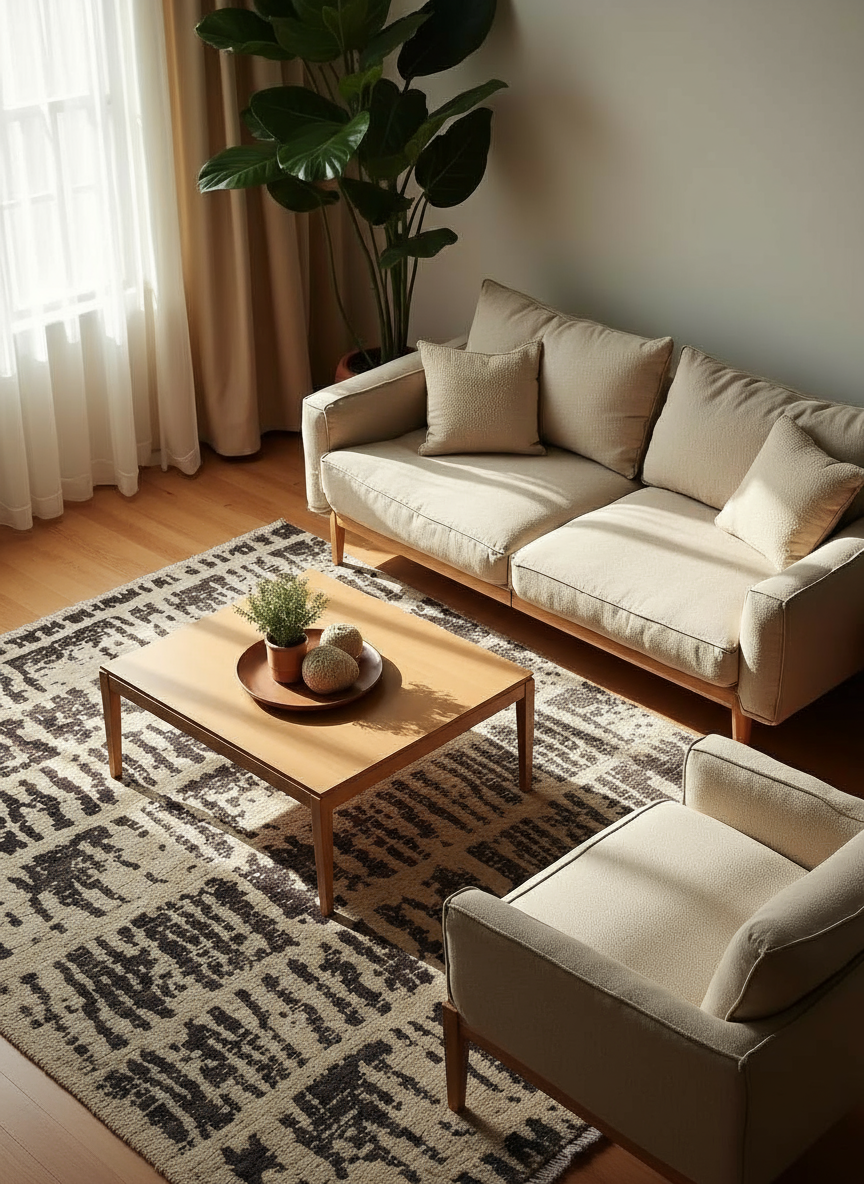 Tuareg Hand Knotted Rug - Size: Custom