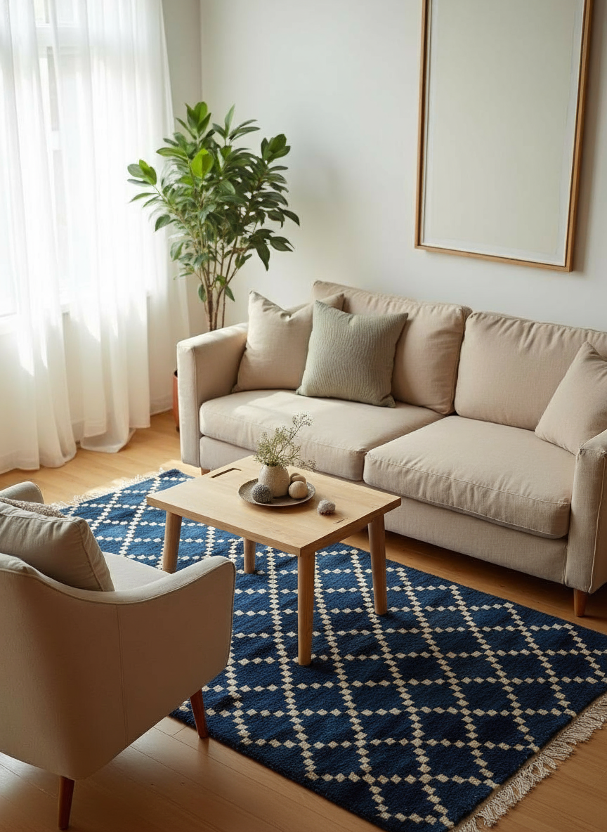 Oases Hand Knotted Rug - Size: Custom