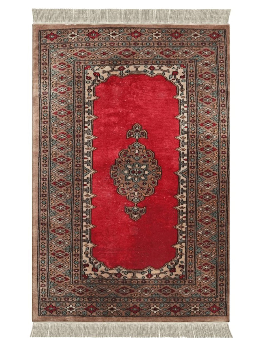 Pak Persian Overdyed Hand Knotted Wool Rug - Size: 3.11 x 2.7