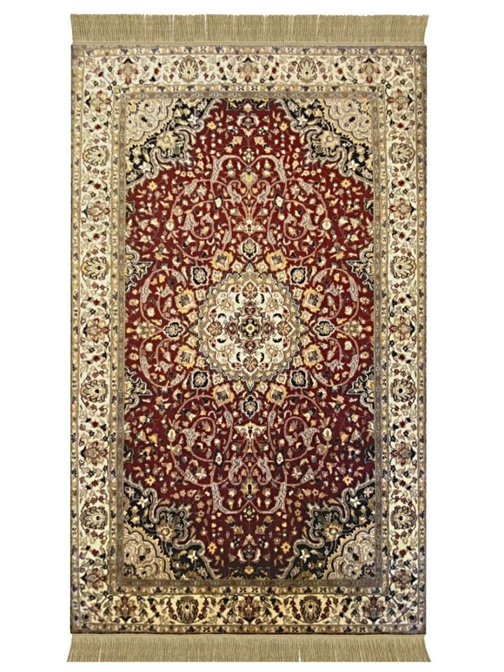 Pakistani Pak Persian Double Knot Wool Rug - Size: 9.2 x 5.11