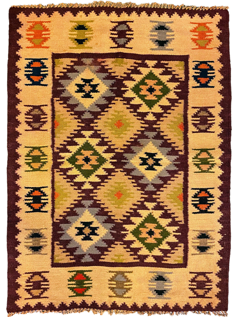 Bergama - Size: 3.5 x 2.8 - Imam Carpet Co