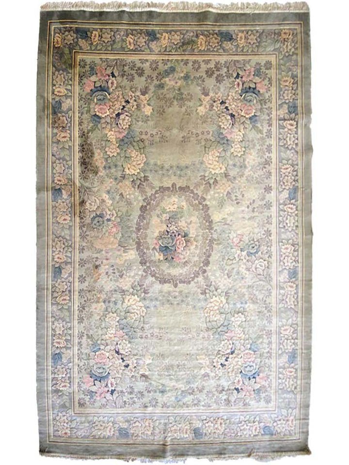 Chinese Silk Rug - Size: 9.10 x 7 - Imam Carpet Co