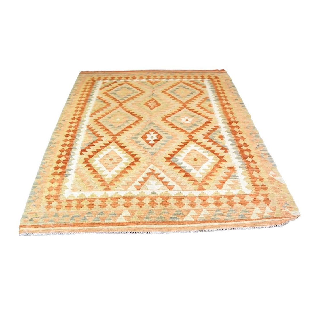 Colourful Bohemian Kilim - Size: 6.6 x 4.10 - Imam Carpets - Online Shop