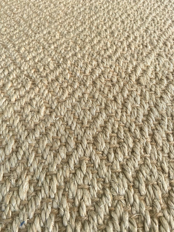 Diamond Patterned Sisal Rug - Size: 9.8 x 6.5 - Imam Carpets - Online Shop
