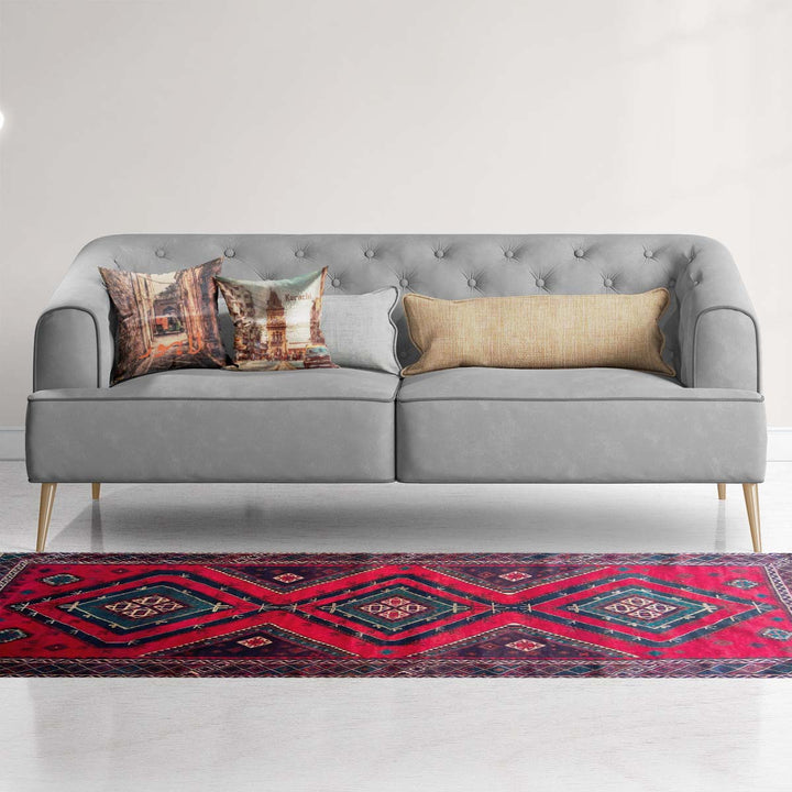 Dearg - Size: 9.6 x 4.4 - Imam Carpet Co