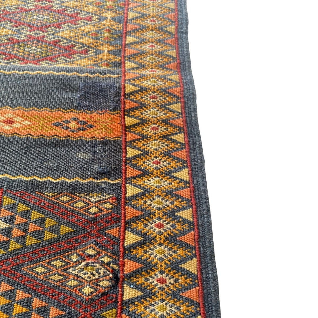 Moroccan Sumak Kilim - Size: 8.9 x 2.5 - Imam Carpets - Online Shop