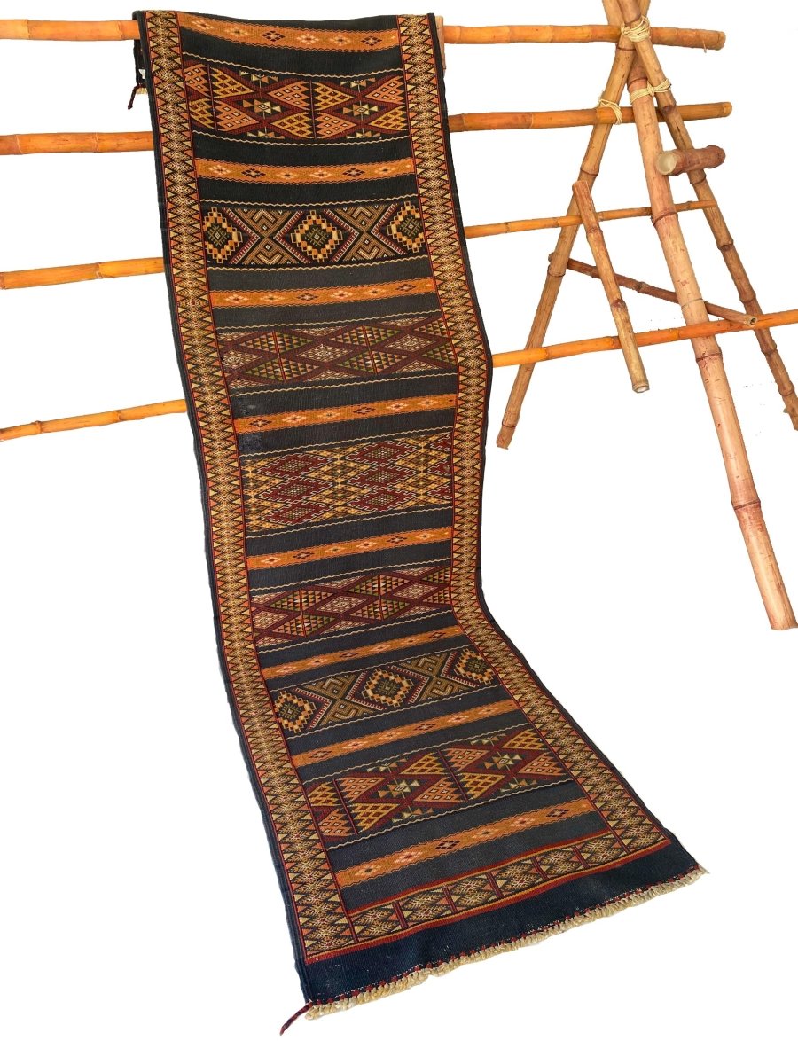 Moroccan Sumak Kilim - Size: 8.9 x 2.5 - Imam Carpets - Online Shop
