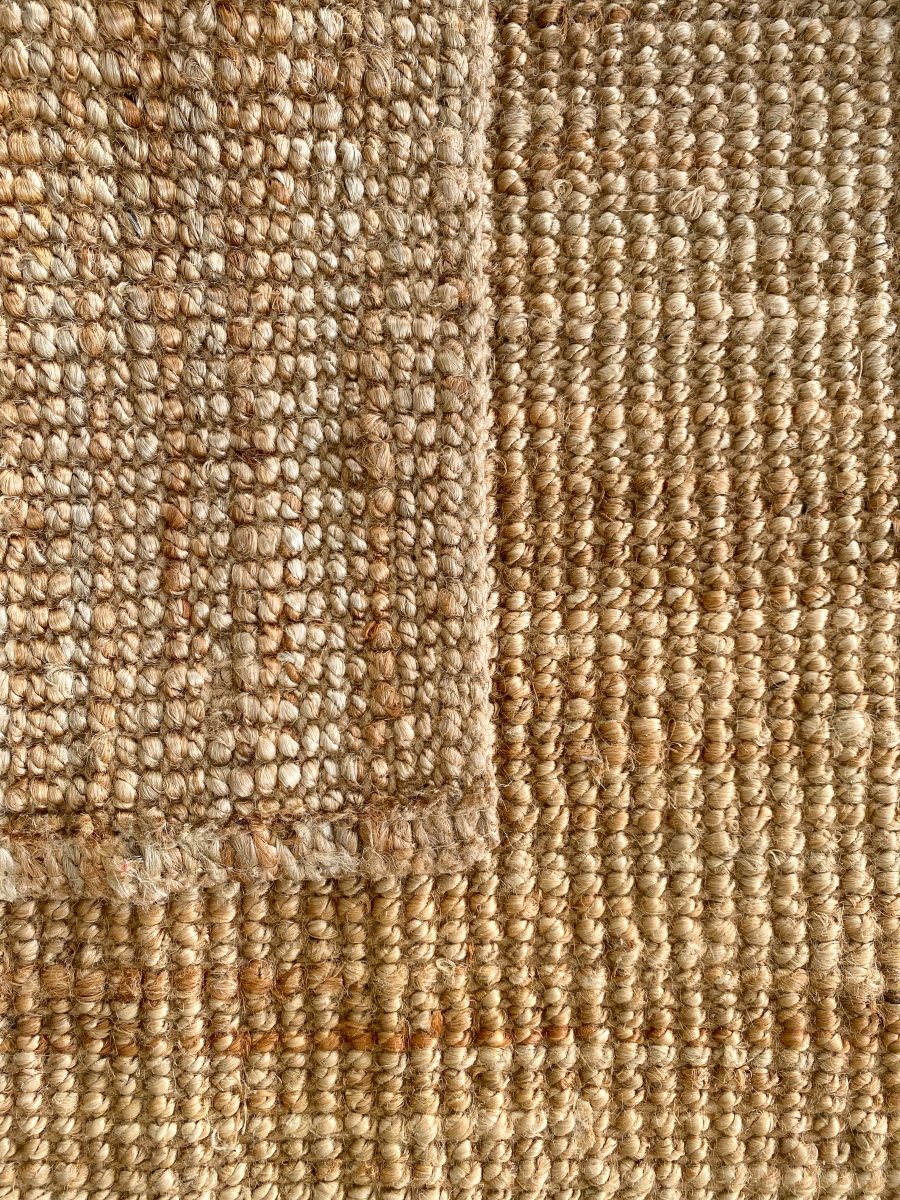 Natural Braided Jute Rug - Size: 7.5 x 5.1 - Imam Carpets - Online Shop