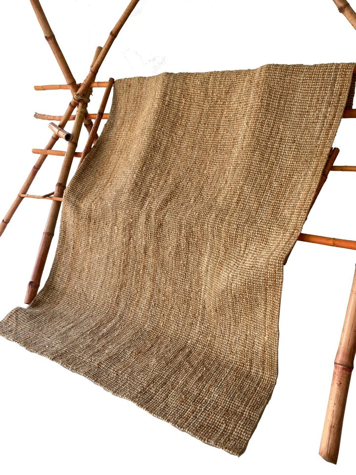 Natural Braided Jute Rug - Size: 7.8 x 5.2 - Imam Carpets - Online Shop