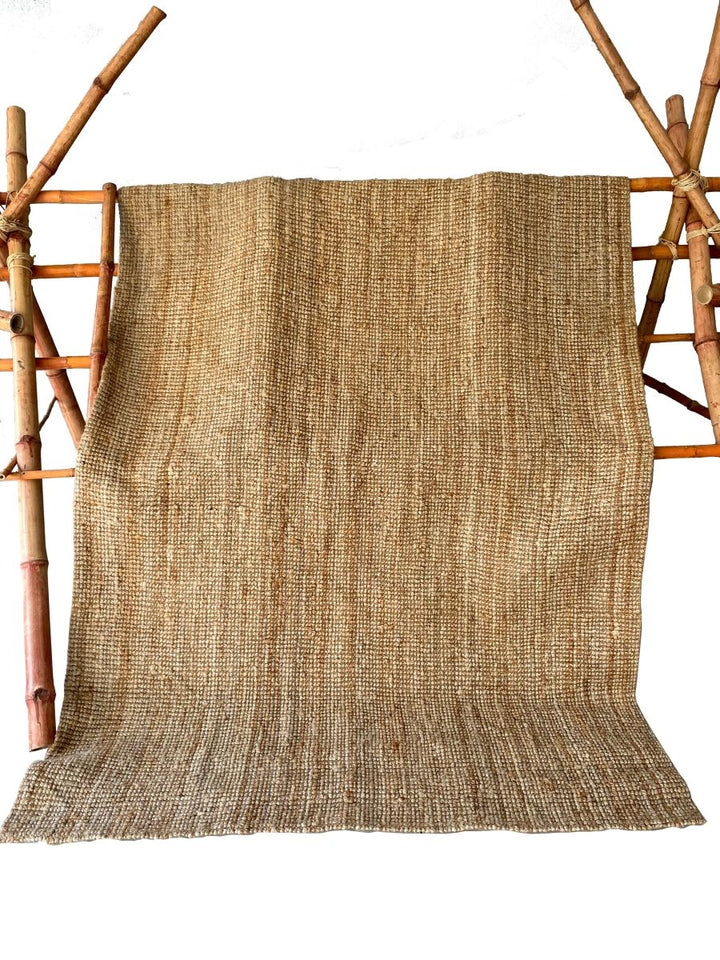 Natural Braided Jute Rug - Size: 7.8 x 5.2 - Imam Carpets - Online Shop
