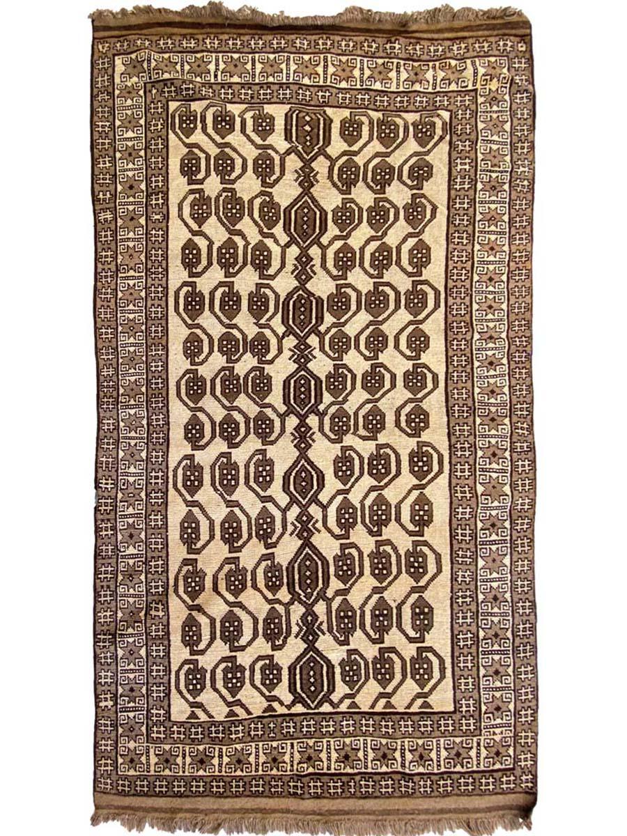 Natural Trellis Afghani Rug - Size: 8.9 x 5.3 - Imam Carpet Co