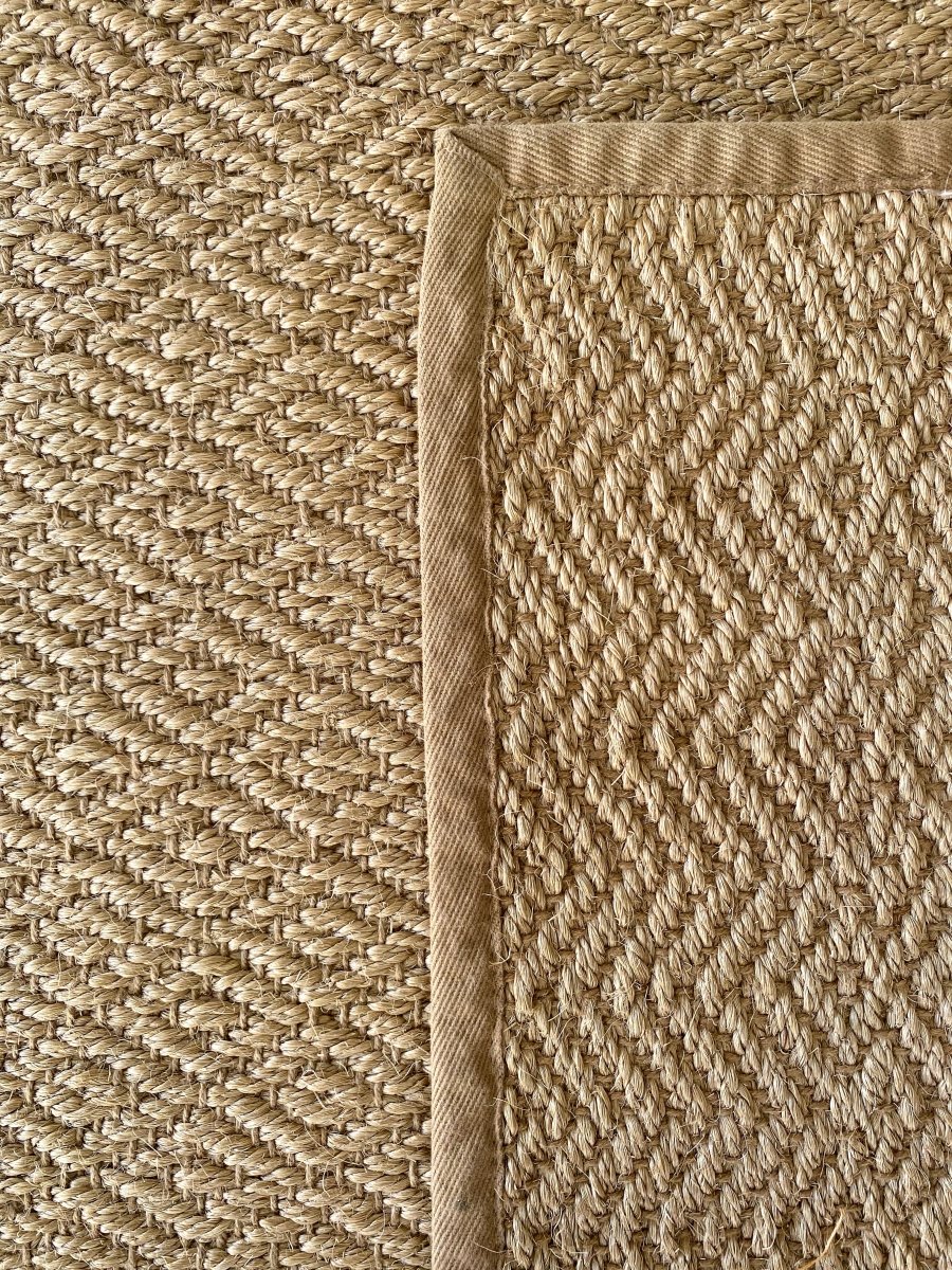 Overdyed Diamond Sisal Rug - Size: 9.8 x 6.5 - Imam Carpets - Online Shop