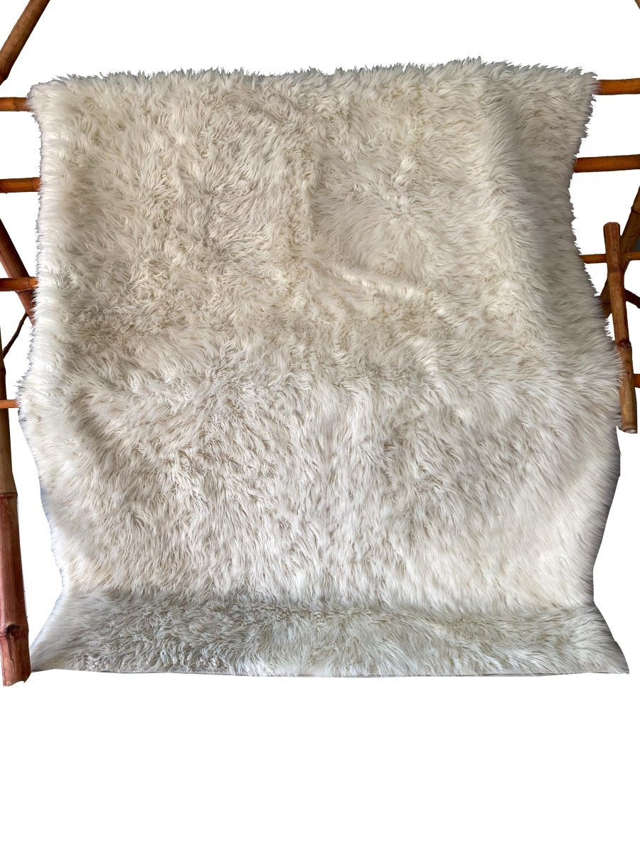 Shag Wool Rug - Size: 7.9 x 5.4 - Imam Carpets - Online Shop