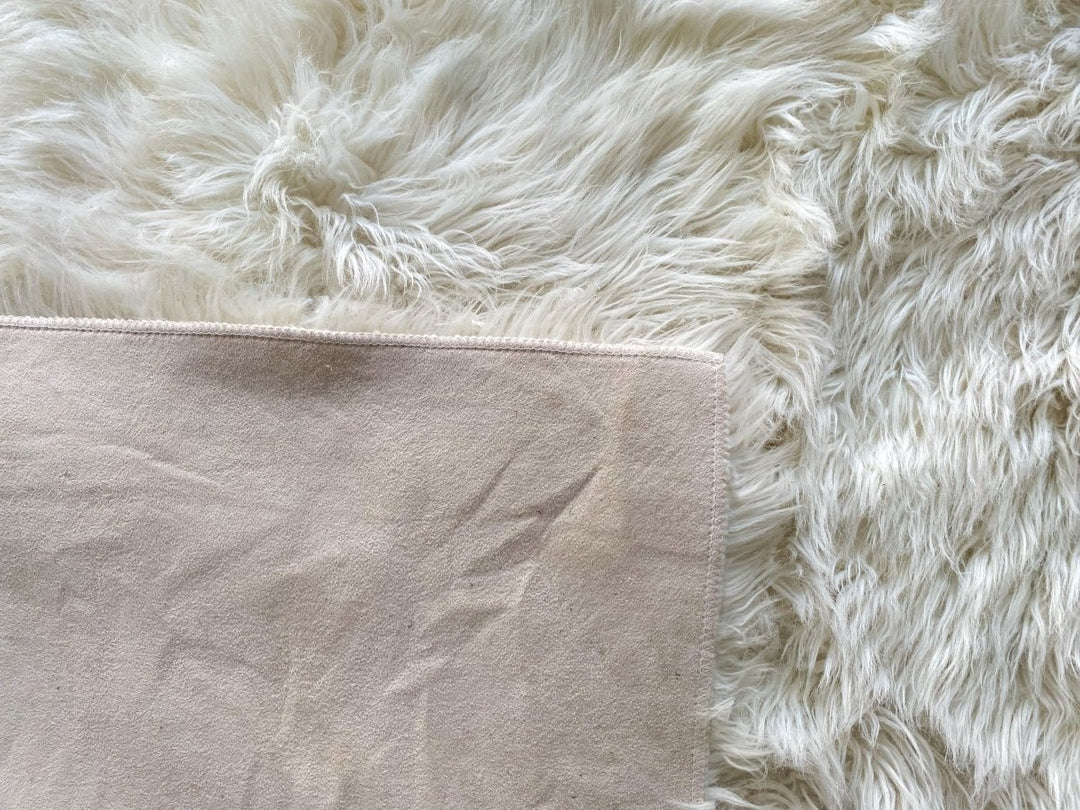 Shag Wool Rug - Size: 7.9 x 5.4 - Imam Carpets - Online Shop