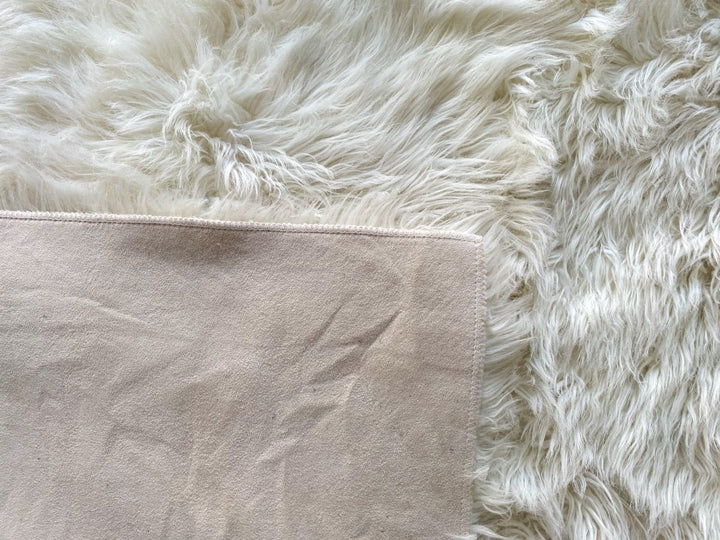 Shag Wool Rug - Size: 7.9 x 5.4 - Imam Carpets - Online Shop