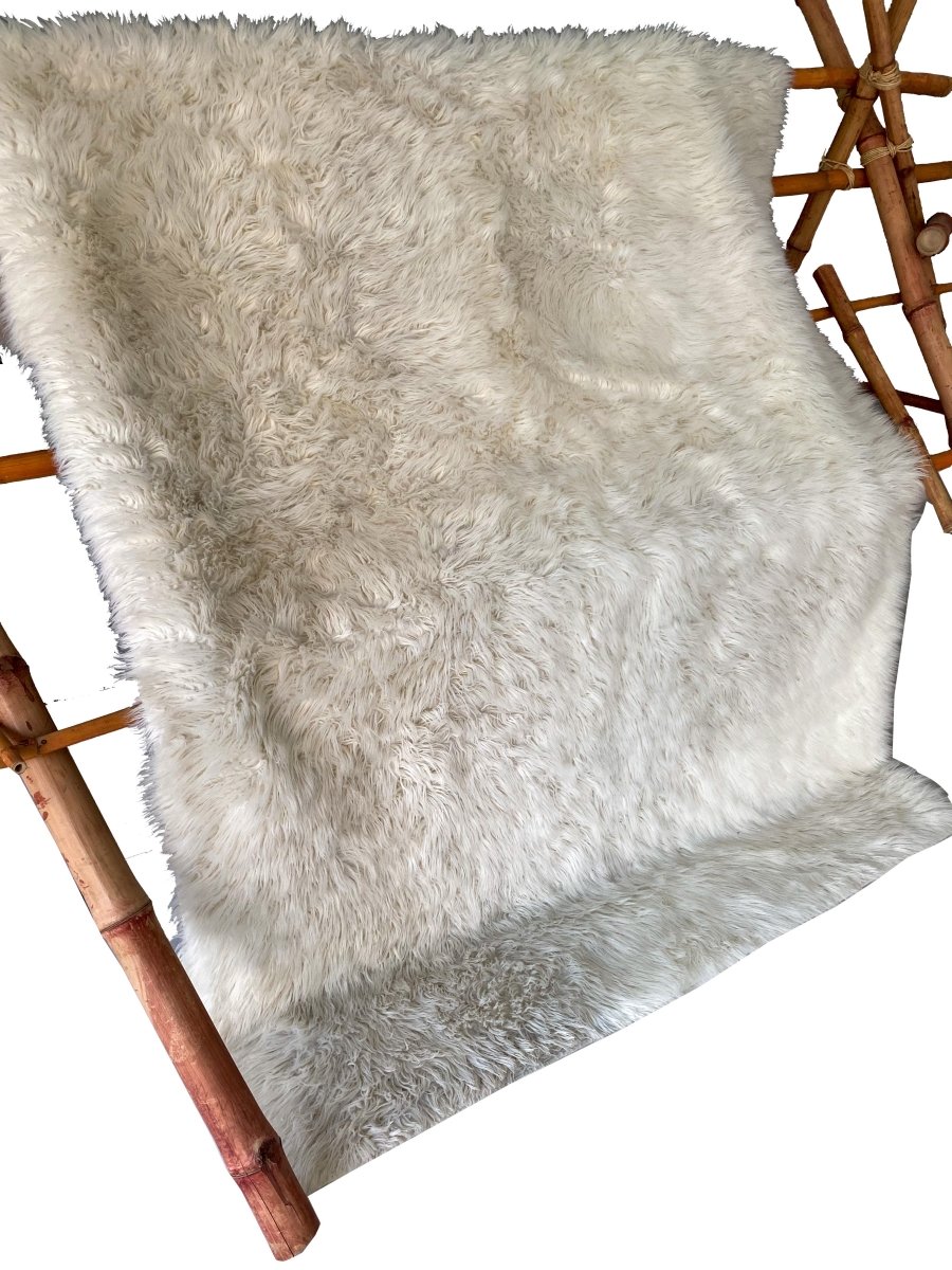 Shag Wool Rug - Size: 7.9 x 5.4 - Imam Carpets - Online Shop