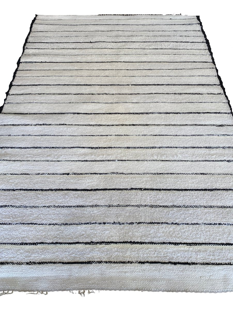 Stripe Moroccan Rug - size: 7.7 x 5 - Imam Carpet Co. Home