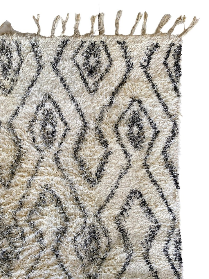 Tasseled Moroccan Rug - Size: 7.10 x 5.2 - Imam Carpet Co. Home