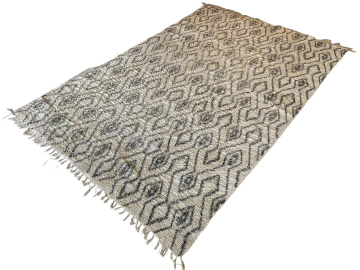 Tasseled Moroccan Rug - Size: 7.10 x 5.2 - Imam Carpet Co. Home