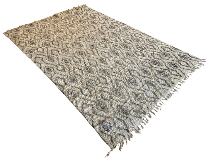 Tasseled Moroccan Rug - Size: 7.10 x 5.2 - Imam Carpet Co. Home