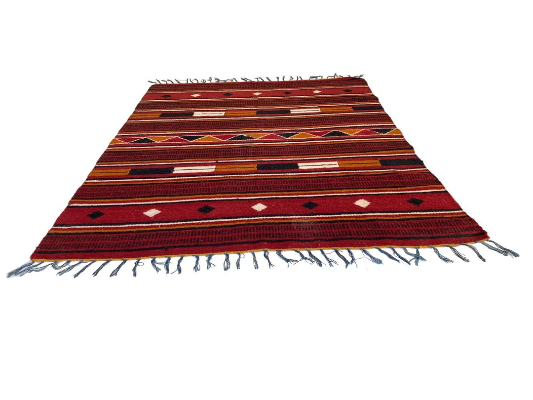 Tribal Dhurrie - Size: 6.3 x 4.11 - Imam Carpet Co. Home