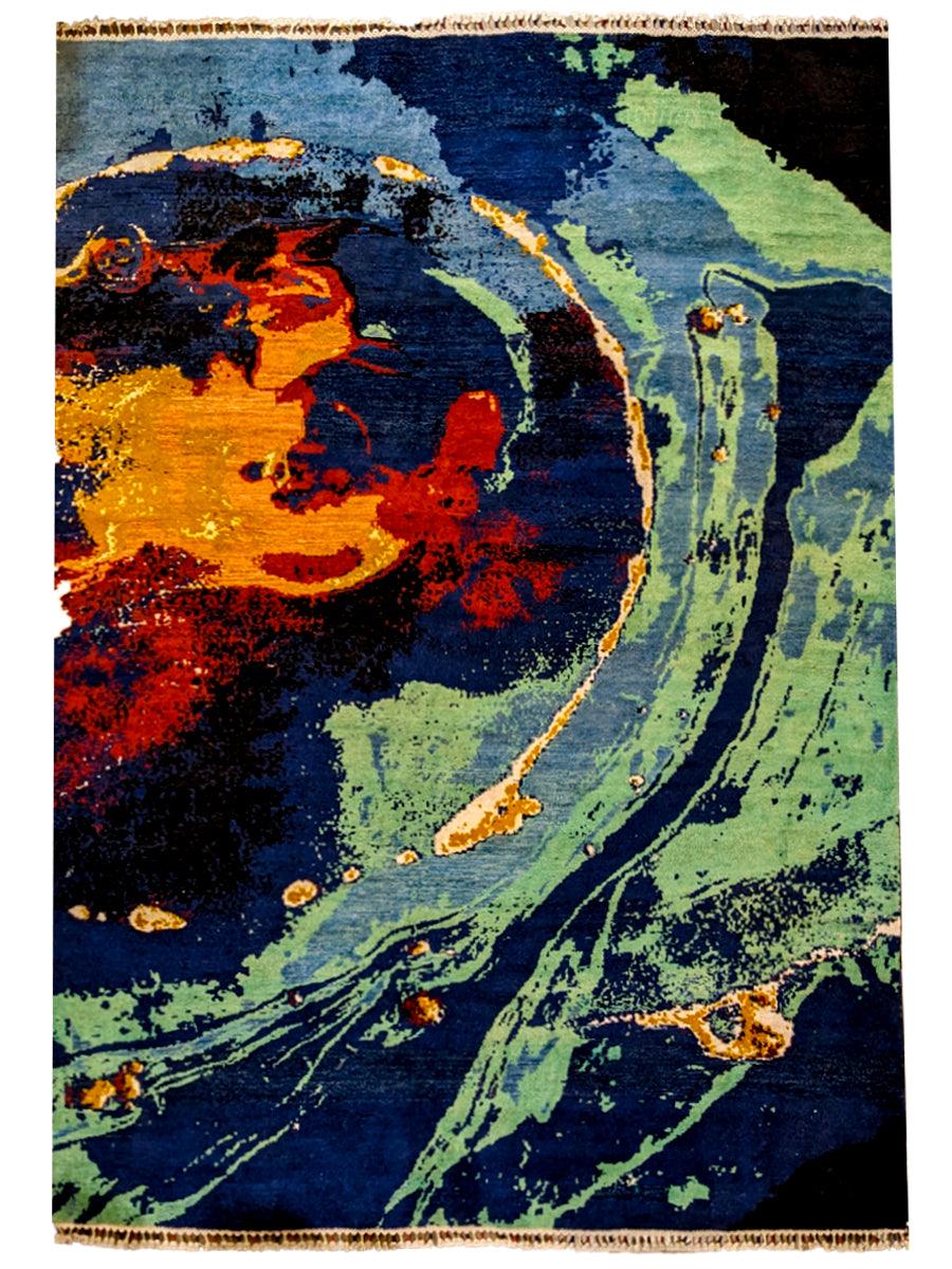 Modern Abstract Chobi Rug - Layla | Imam Carpets – Imam Carpet Co