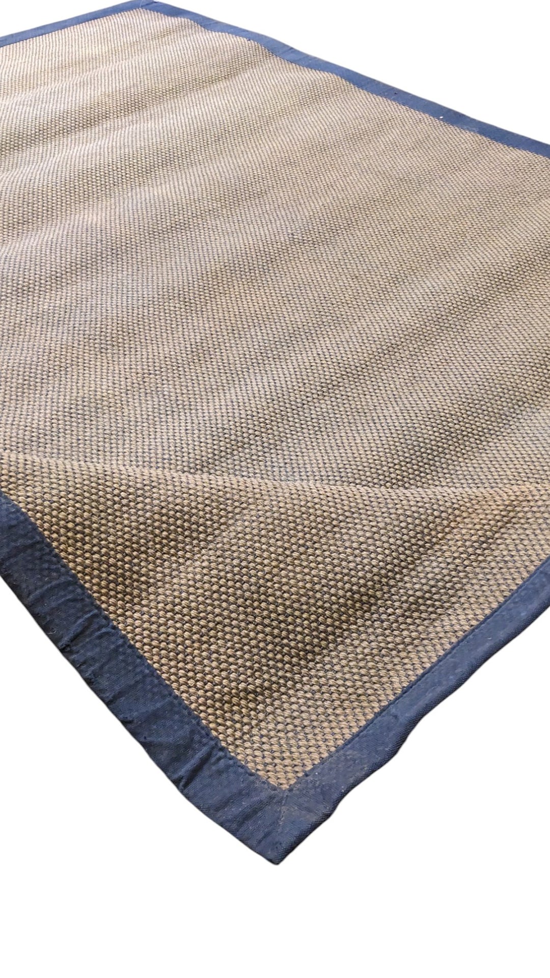 Flatweave Natural Jute Rug - Size: 7.3 x 5.4
