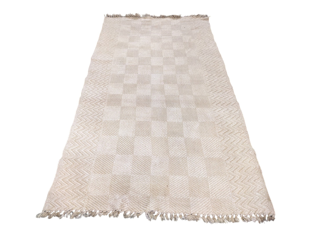 Flatweave Natural Jute Rug - Size: 7.10 x 3.8