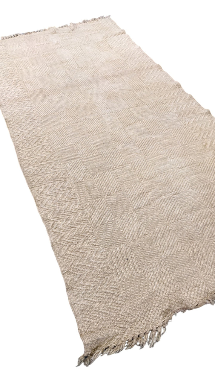 Flatweave Natural Jute Rug - Size: 7.10 x 3.8