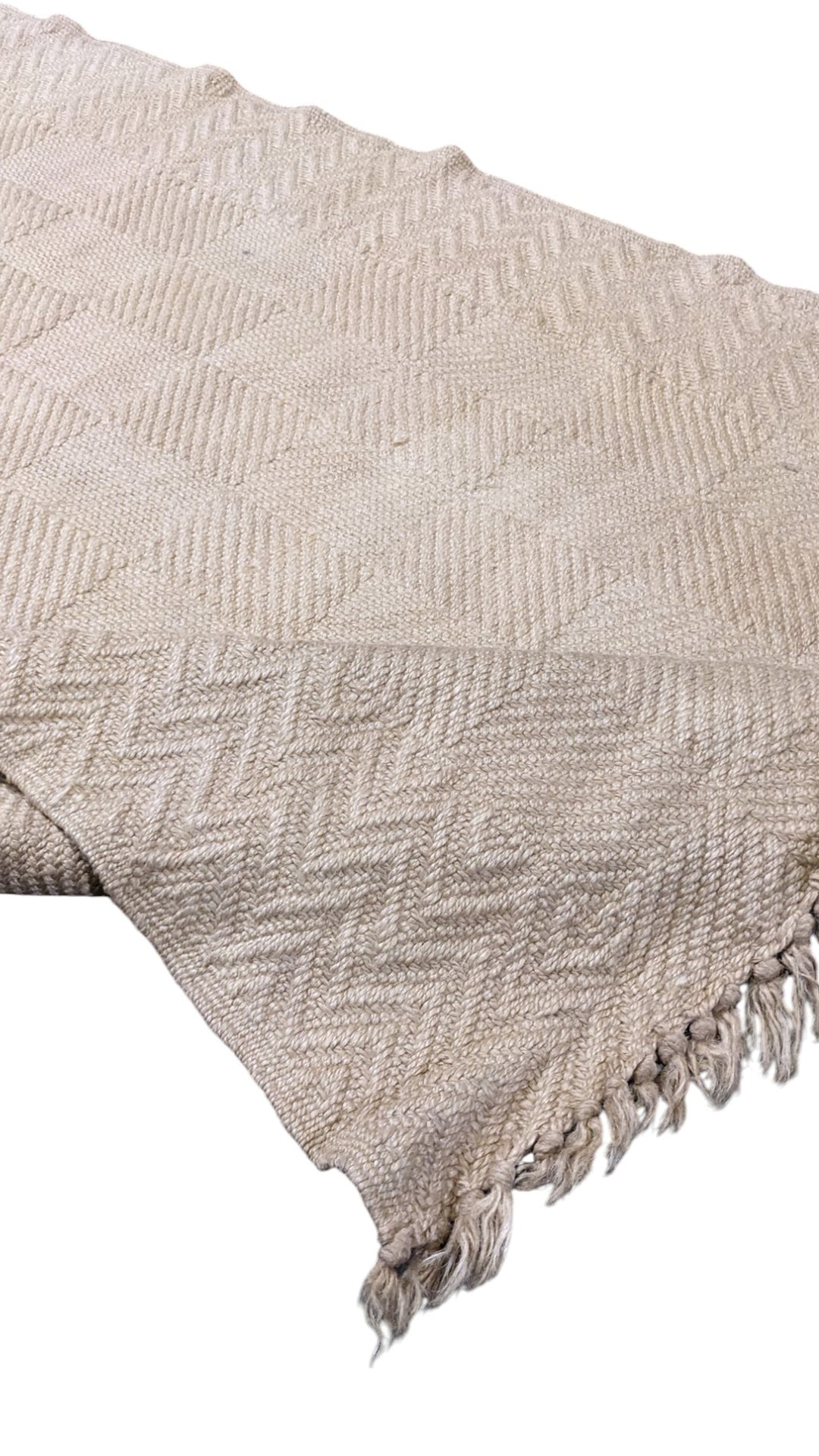 Flatweave Natural Jute Rug - Size: 7.10 x 3.8