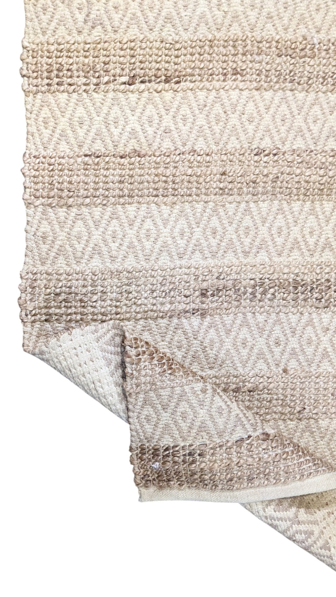 Braided Natural Jute Rug - Size: 4.11 x 2.4