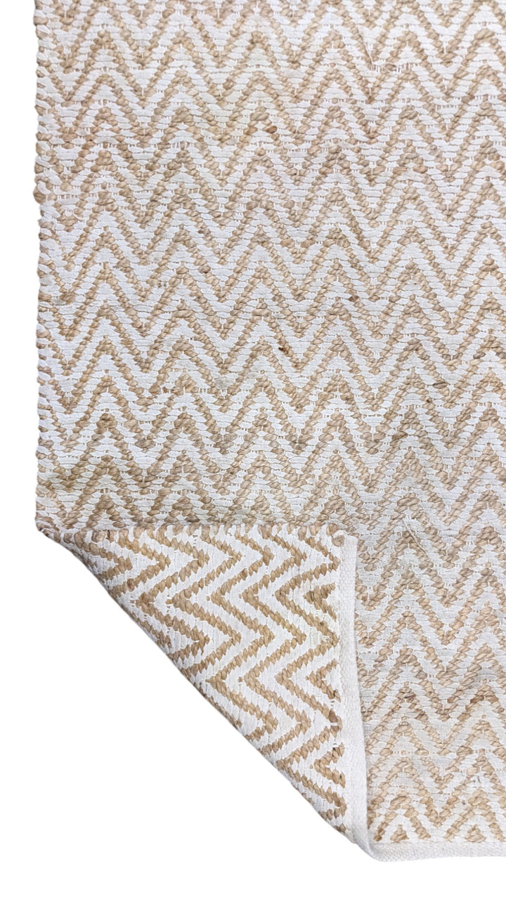 Braided Natural Jute Rug - Size: 3.11 x 2.1