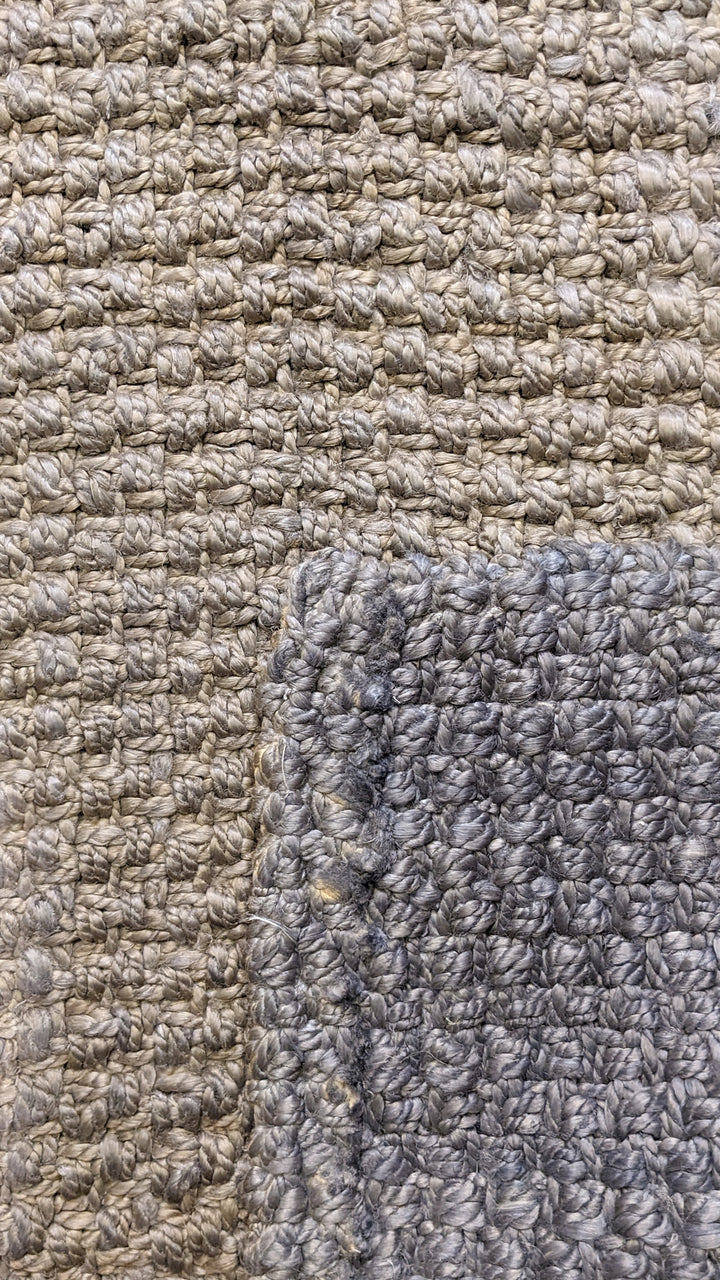 Chunky Overdyed Jute Rug - Size: 8.11 x 5.11